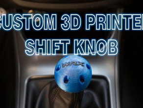 wrx shift knob vehicles 3d print model - Mito3D