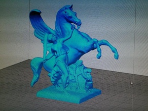 pegasus ragazza scansioni & repliche 3d print model - Mito3D