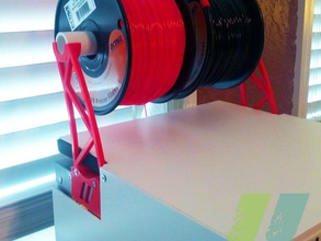 solidoodle spool titular mk2 3d a impressora os acessórios filamento oitava 3d print model - Mito3D