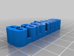 casino targhetta sculture su misura 3d print model - Mito3D