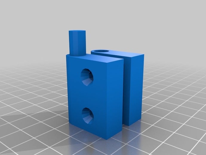 levante la bisagra partes 3D print model - Mito3D