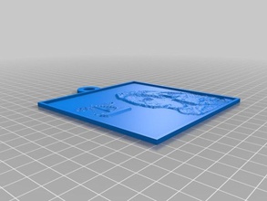 marika inverted 2d art customized 3d print model - Mito3D