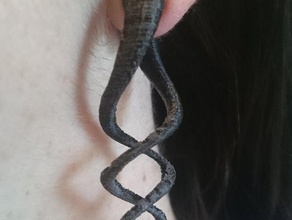 twister orecchini gli orecchio barella 3d print model - Mito3D