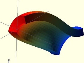 openscad revoloids version 08 d'autres de bézier les graphiques la bibliothèque paramétrique surface 3d print model - Mito3D