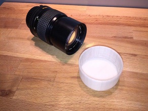 extérieur lenscap 55mm lentilles sunhade L'impression 3d le bouchon d'objectif 3d print model - Mito3D
