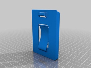 badge holder lanyard office 3d print model - Mito3D
