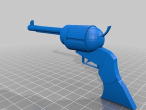 revolver Modell 3d-drucken 3d print model - Mito3D