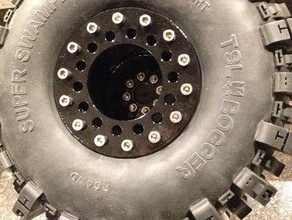 rc super rc beadlock 40 series large wheel bogger rim toys & games beadlock crawler rc wheel