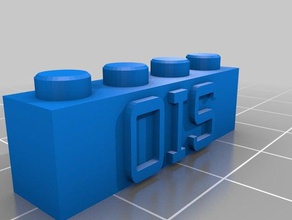 IS lego inşaat oyuncaklar özelleştirilmiş 3d print model - Mito3D