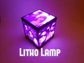 litho-Lampe Dekor lithophane Hochzeit 3d print model - Mito3D