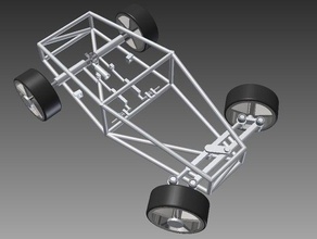 qar vehicles car chassis motor servo 3d print model - Mito3D