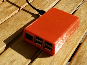 dava raspberry pi model b+ 2 b elektronik durumda customizer openscad kamera 3d print model - Mito3D