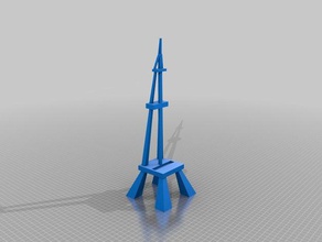 iphone 5 tower stand mobile phone eiffel 3d print model - Mito3D