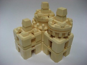 modular snap blocks construction toys amazing fave innovative robotics snapfit 3d print model - Mito3D