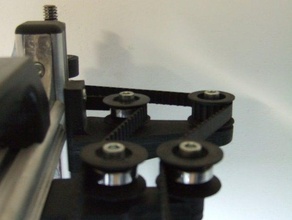 velleman k8200 & 3drag - cinturón de llave doble eje z gesiima solución Impresora 3d las piezas 3d print model - Mito3D