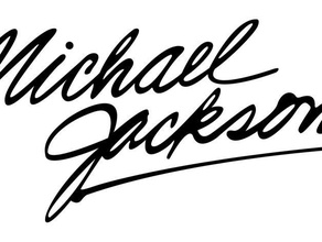 michael jackson autografo signs & logos autograph firma signature 3d print model - Mito3D