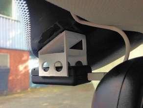 mobius camera windscreen mount automotive dashcam 3d print model - Mito3D