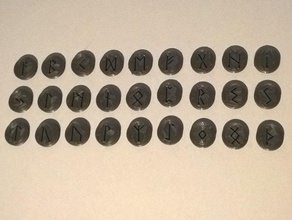 rune stones sinais e logotipos runas runa 3d print model - Mito3D