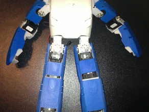darwin-op soportes de las piezas la robótica 3d destacados robotis juguete 3d print model - Mito3D