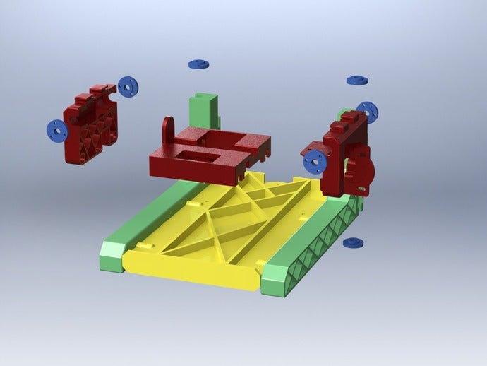 replicator parts 3d printers 3D print model - Mito3D