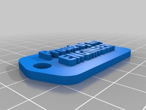 fier de mon ingénieur l'organisation personnalisé 3d print model - Mito3D