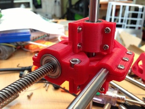 eixo x polia de desvio linear motor passo 3d a impressora partes 3d print model - Mito3D