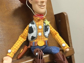 cowboy doll prosthetics toy & game accessories assistive device elderly disabled technology sheriff woody 3d print model - Mito3D