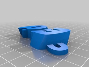 meine angepasste iamburny das eney letras - Organisation kundengebundene 3d print model - Mito3D