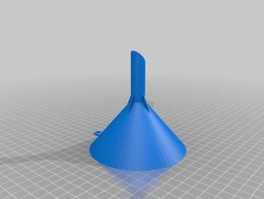 wide-pipe funnel 14mm kitchen & dining customized 3d print model - Mito3D