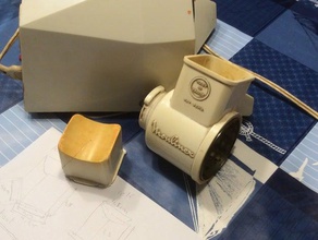 poussoir couvercle moulinex robot de cuisine et salle à manger 3d print model - Mito3D