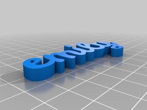 my customized text emily 3d print model - Mito3D