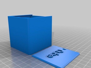 box Deckel Container kundengebundene 3d print model - Mito3D