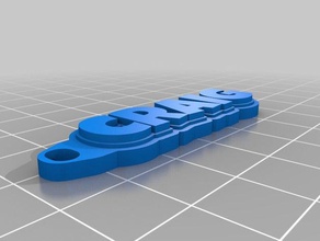 craig keychain organization customized 3d print model - Mito3D