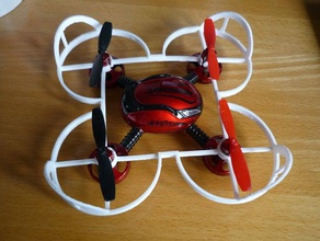 quadcopter pervane Guard oyuncak & oyun aksesuarları koruyucu 3d print model - Mito3D