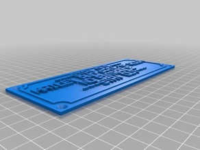 hailey phil Zeichen Schilder & logos kundengebundene 3d print model - Mito3D