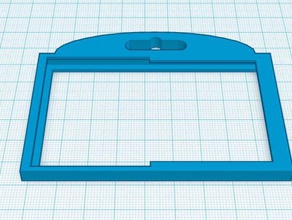 double id badge holder gadgets 3d print model - Mito3D