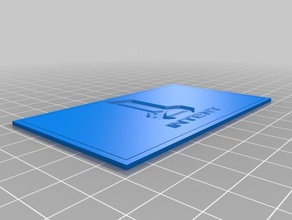 niyet 2d sanat özelleştirilmiş 3d print model - Mito3D