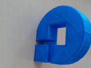 q-logo v01 3d printing letter q-letter 3d print model - Mito3D