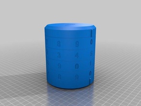 moneybox save containers crypt cryptex money box pigbank pig bank 3d print model - Mito3D