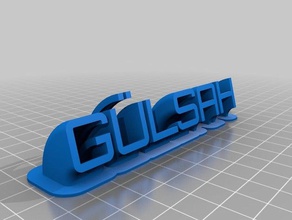 gul office personalizado 3d print model - Mito3D