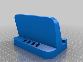 htc one stand mobile phone 3d print model - Mito3D