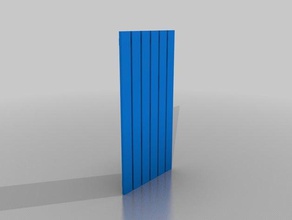 clôture bâtiments et structures 3d print model - Mito3D