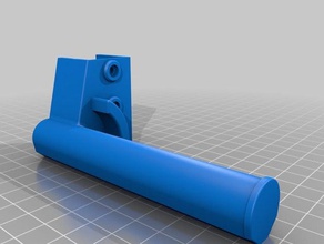 kossel 2020 taulman 1lb filament spool holder 3d printer parts designspark mechanical folgertech t-glase nylon 3d print model - Mito3D