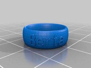 anell berta fashion customized 3d print model - Mito3D