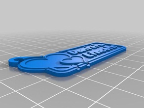 dani link keychains customized 3d print model - Mito3D