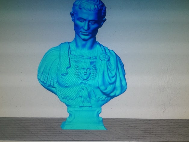 júlio césar scans e réplicas do busto caesar estátua 3D print model - Mito3D