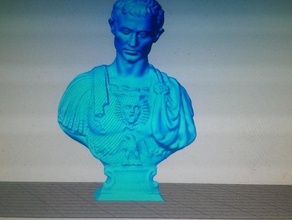julius ceasar scans & replicas bust caesar statue 3d print model - Mito3D