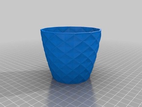 mi personalizados polígono jarrón de la copa pulsera del generador decoración personalizado 3d print model - Mito3D