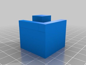 foot extblock solid 3d printer parts 3d print model - Mito3D