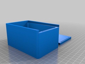 meine individuelle box schieben Spitze Container kundengebundene 3d print model - Mito3D
